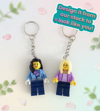 Load image into Gallery viewer, Personalised LEGO® Figure Keyring
