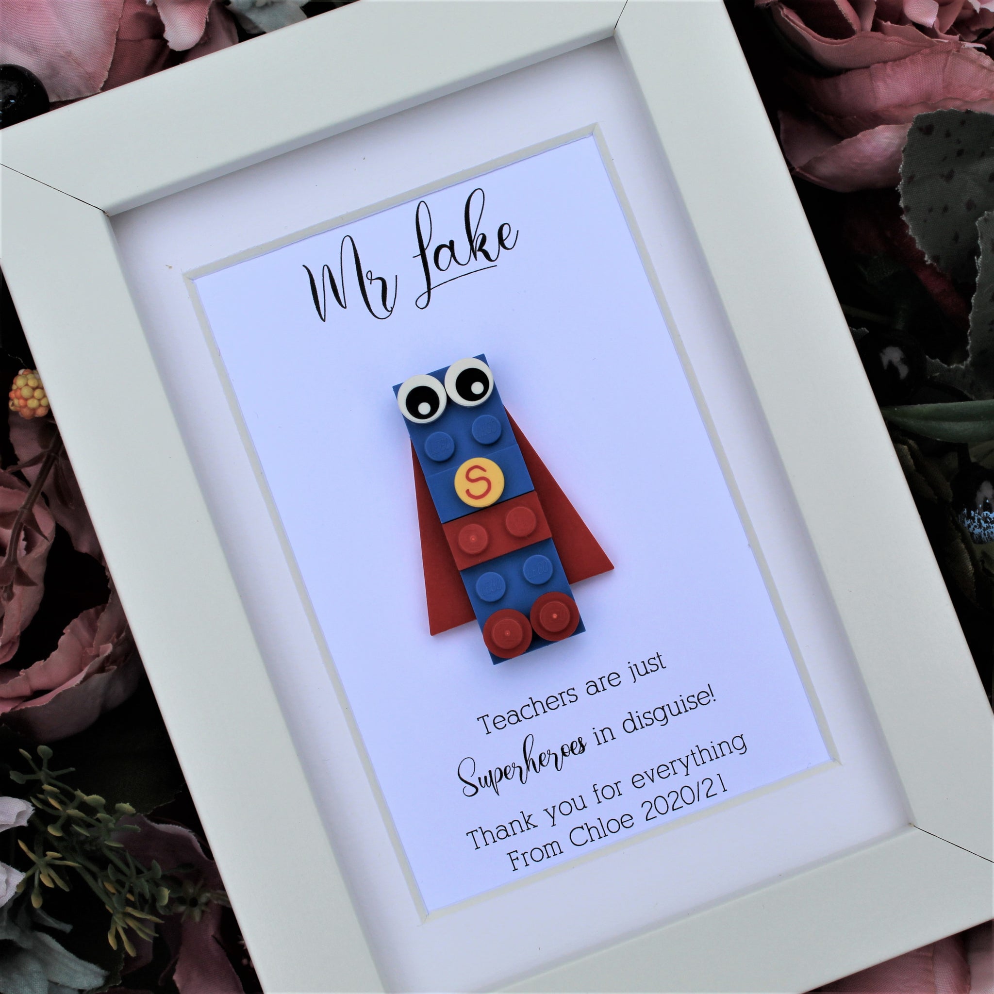 Superman LEGO Teacher Gift Mrs Crazy Creations