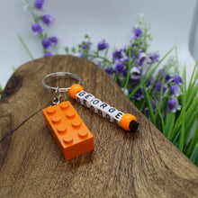 Load image into Gallery viewer, Personalised LEGO® Brick Keyring
