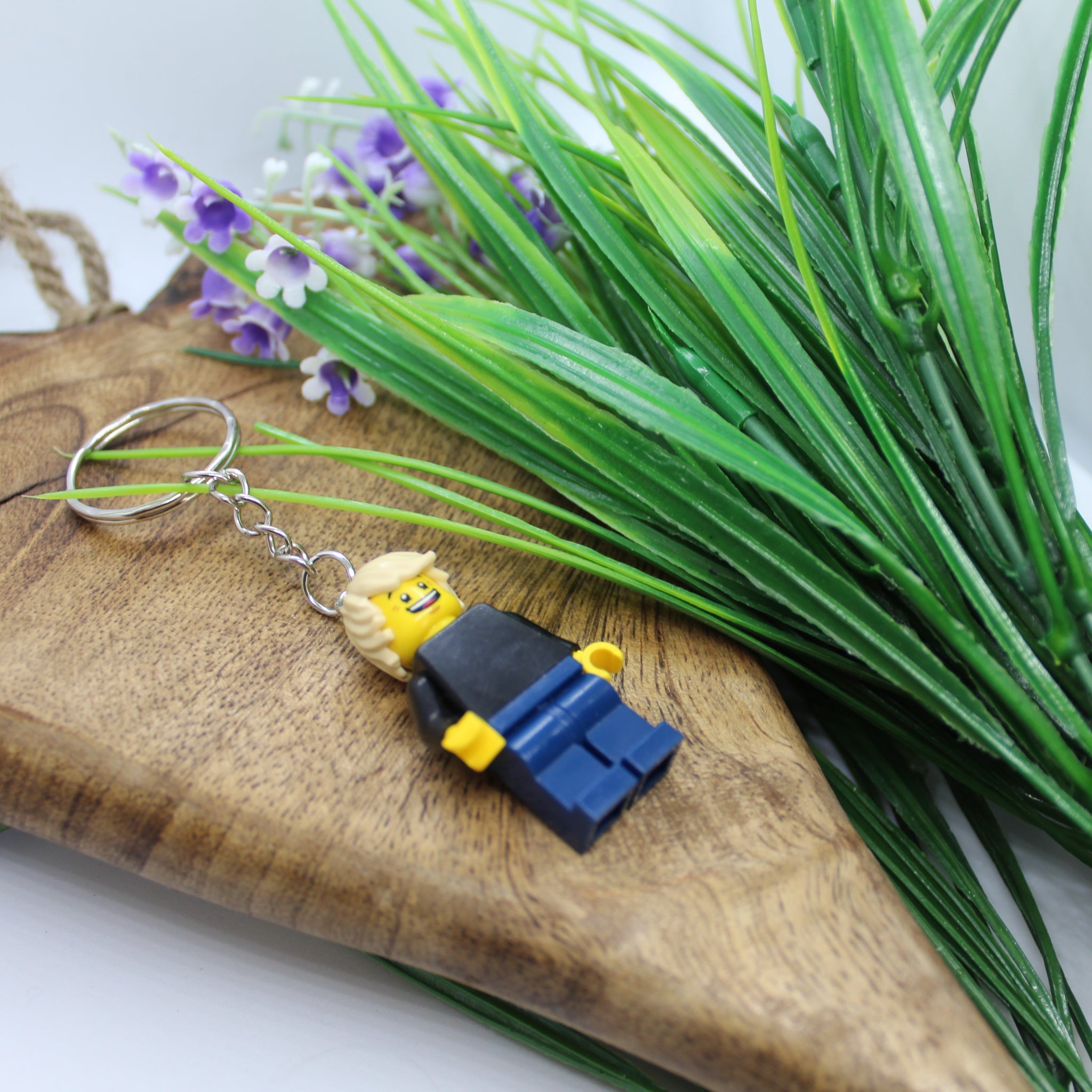 Personalised LEGO Figure Keyrings Mrs Crazy Creations