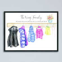 Load image into Gallery viewer, Personalised Family Coat Print
