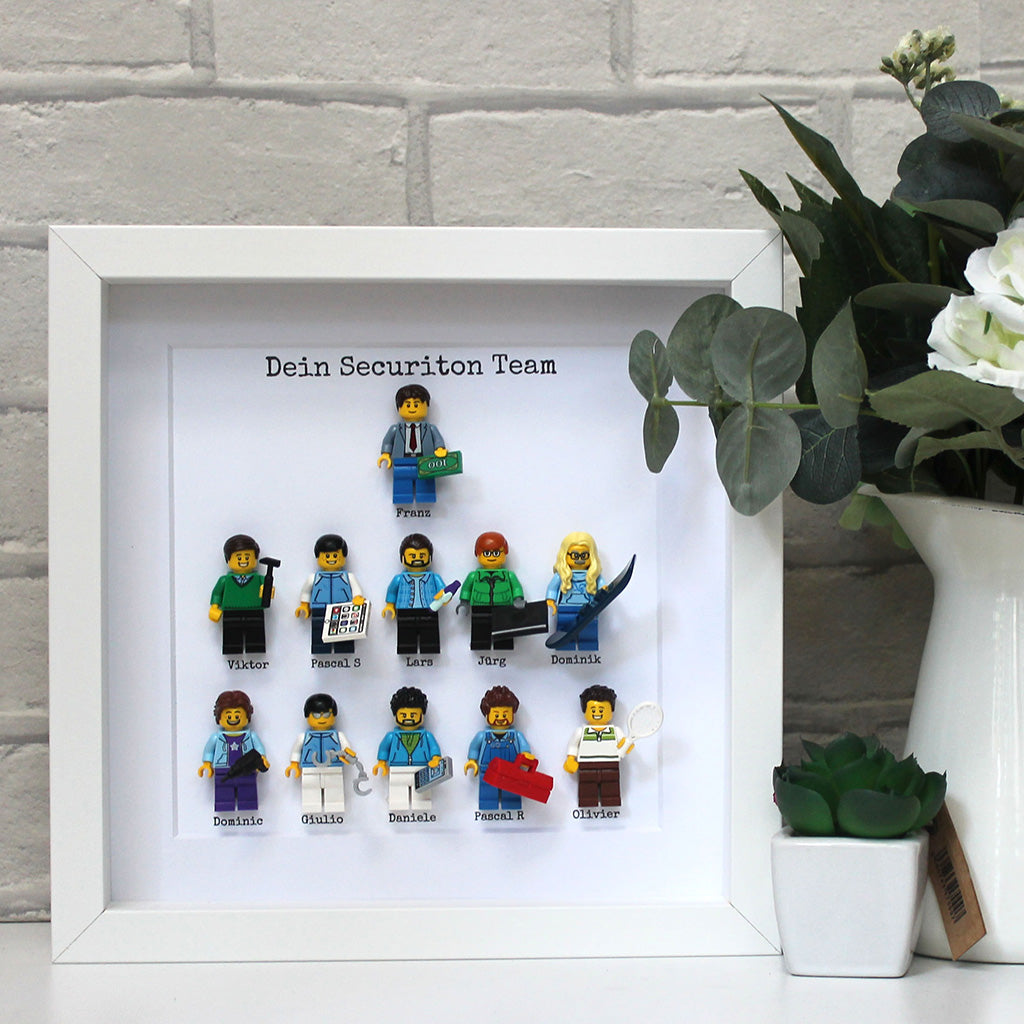 Personalised lego frame sale