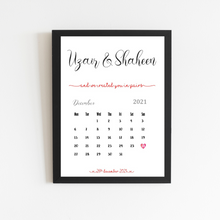 Load image into Gallery viewer, Valentines Calendar Print
