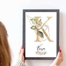 Load image into Gallery viewer, Personalised initial print
